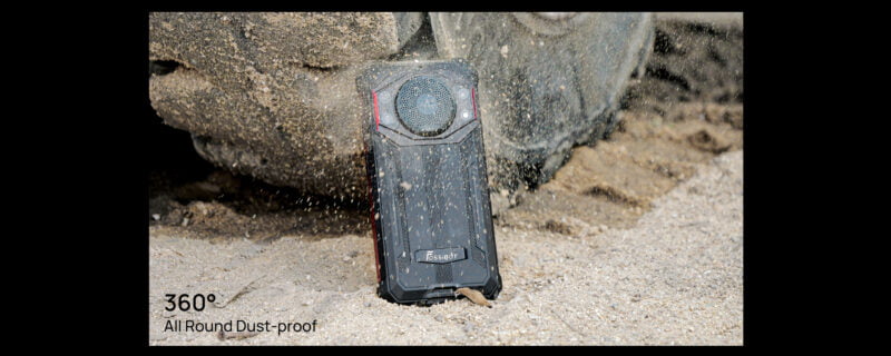 Fossibot rugged išmanusis telefonas tvirtas f101 garsus