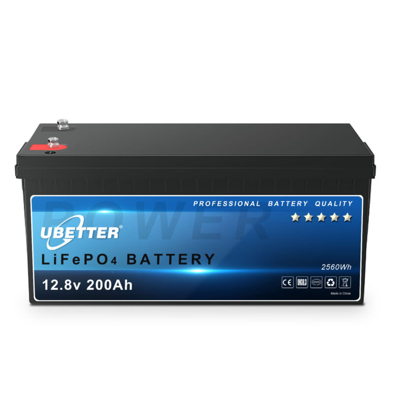 Ubetter 12V 200AH Lifepo4 akumuliatorius ličio geležies fosfatų
