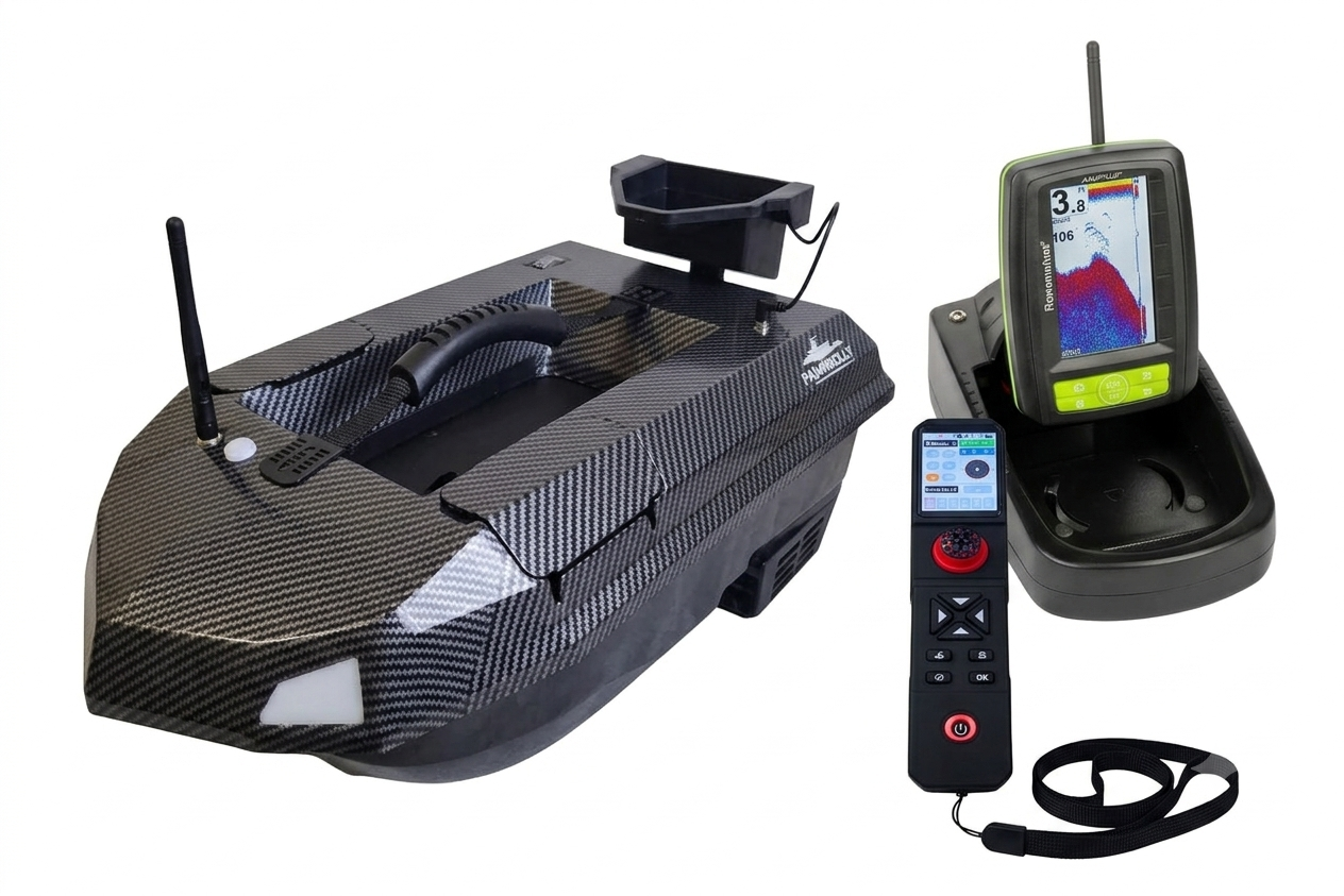 Manuowell Assaissin GPS + Sonaras Pašaro masalo gabenimo laivelis