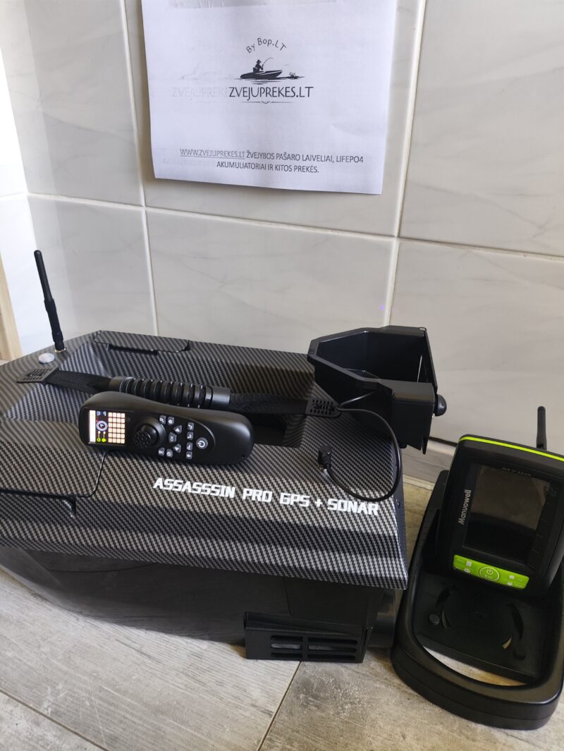 Manuowell Assaissin GPS + Sonaras Pašaro masalo gabenimo laivelis