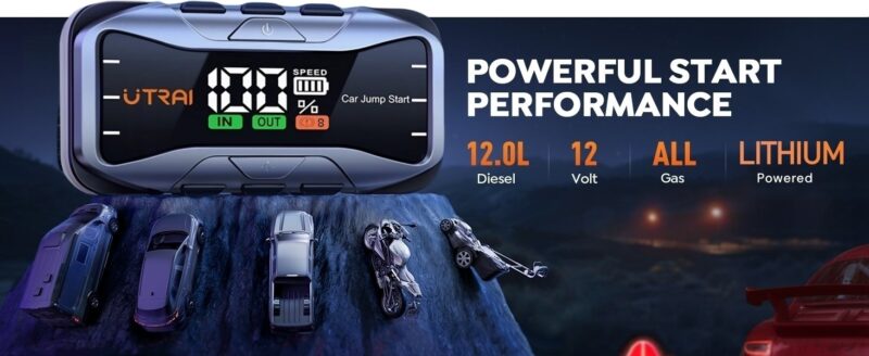 Utrai JS 10 Užvedėjas būsteris paleidėjas 27000mAh talpos itin galingas - Image 9