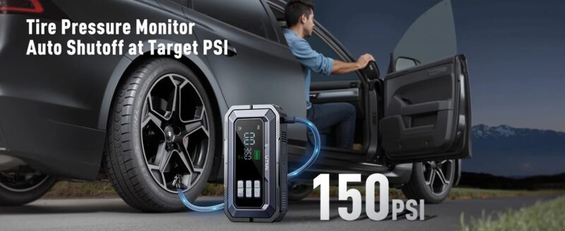 Utrai JS 30 Automobilio užvedėjas būsteris kompresorius + OBD diagnostika - Image 14