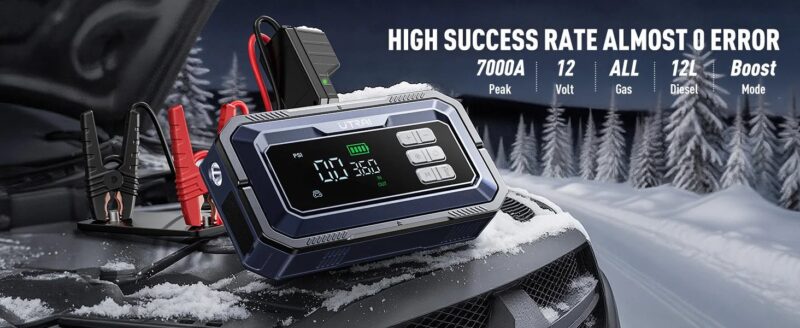 Utrai JS 30 Automobilio užvedėjas būsteris kompresorius + OBD diagnostika - Image 15