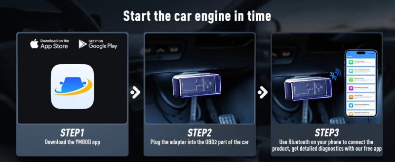 Utrai JS 30 Automobilio užvedėjas būsteris kompresorius + OBD diagnostika - Image 6