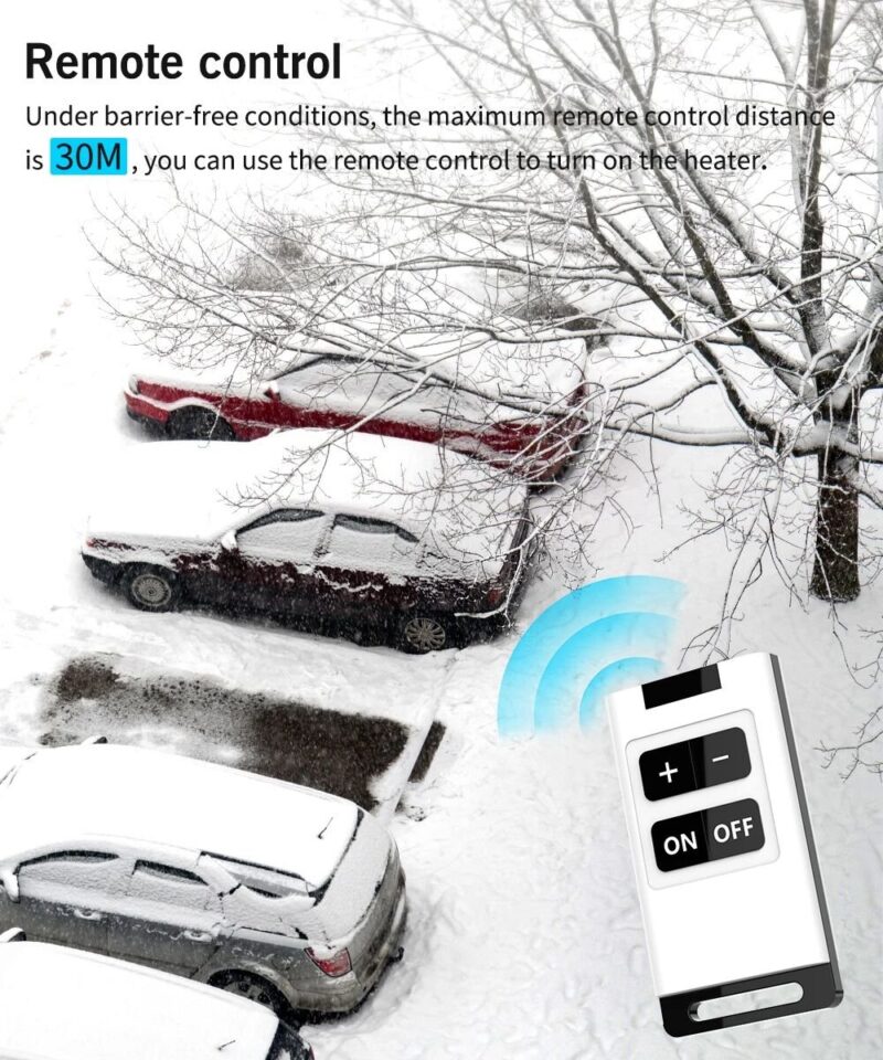 Universalus 12V 24V 220V Dyzelinis šildytuvas 8kw su Bluetooth valdymu - Image 6
