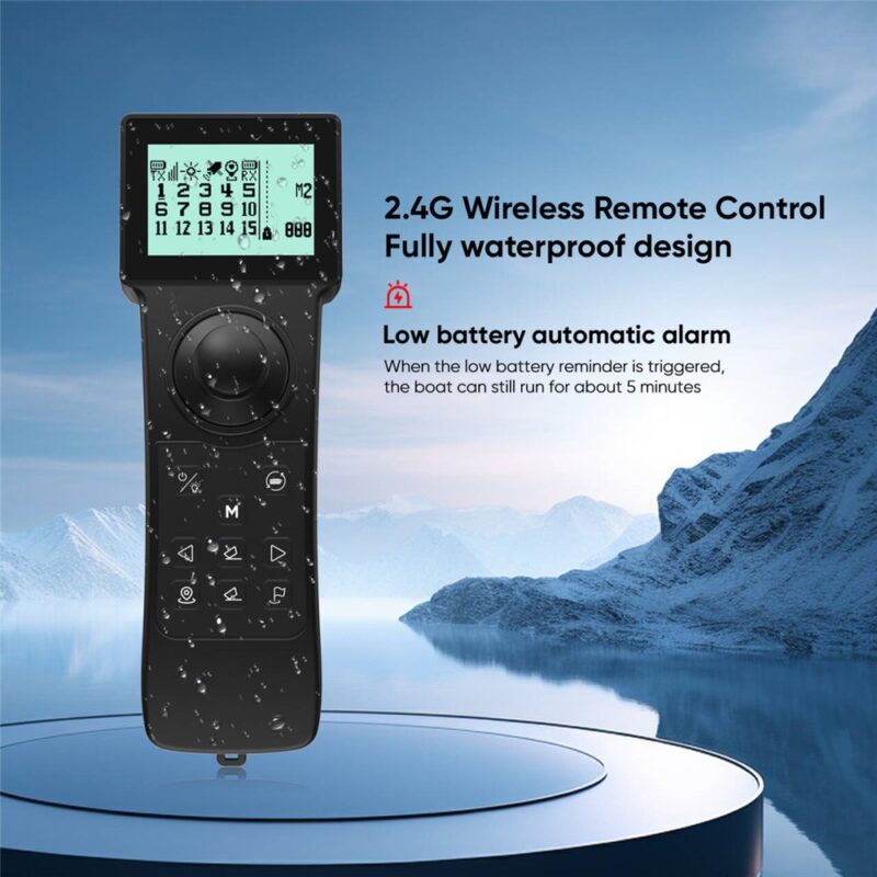 D50B Pašaro jauko gabenimo laivelis su GPS ir 2x akumuliatoriais