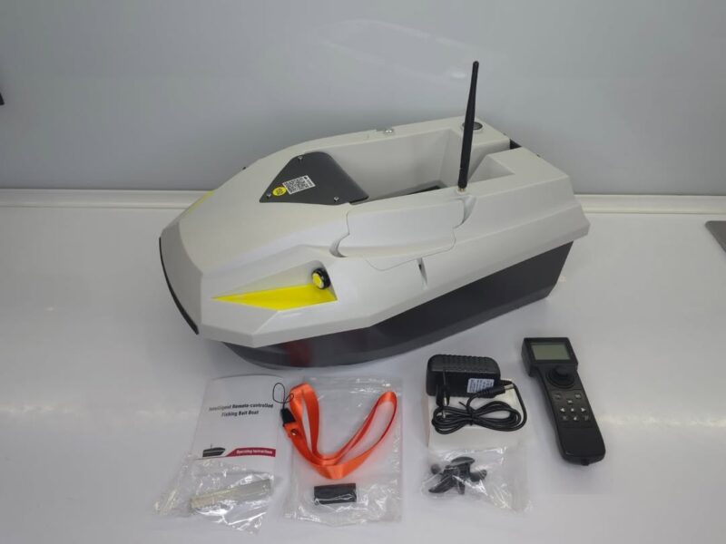 D50B Pašaro jauko gabenimo laivelis su GPS ir 2x akumuliatoriais