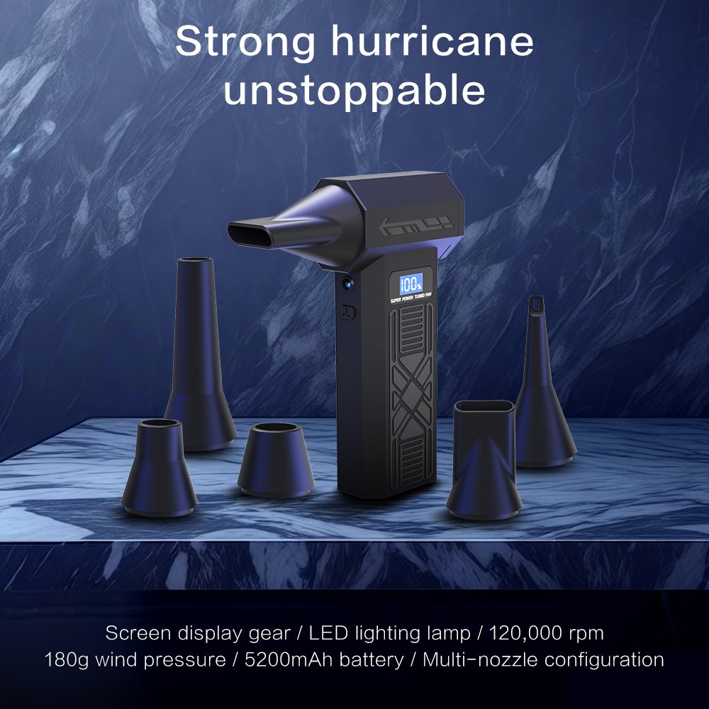 P80 Mini Turbo Jet fan pūstuvas reaktyvinis ventiliatorius su priedais - Image 10