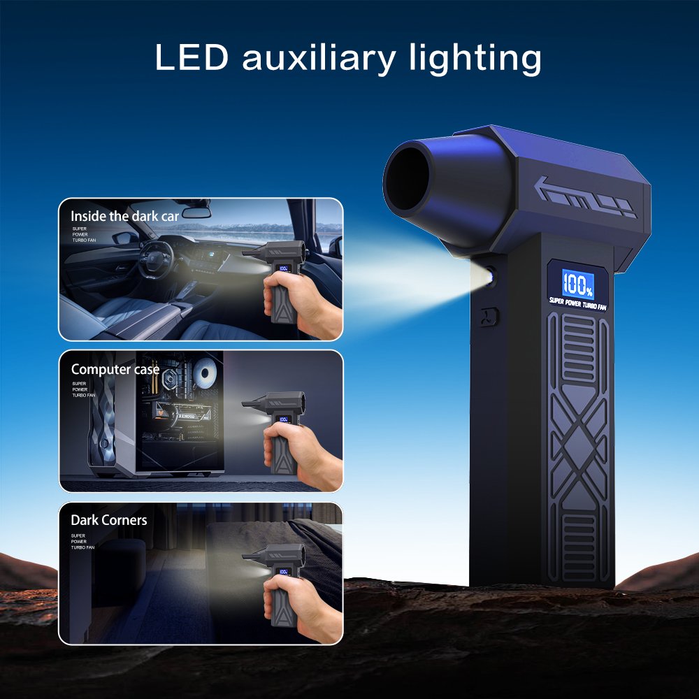 P80 Mini Turbo Jet fan pūstuvas reaktyvinis ventiliatorius su priedais - Image 7