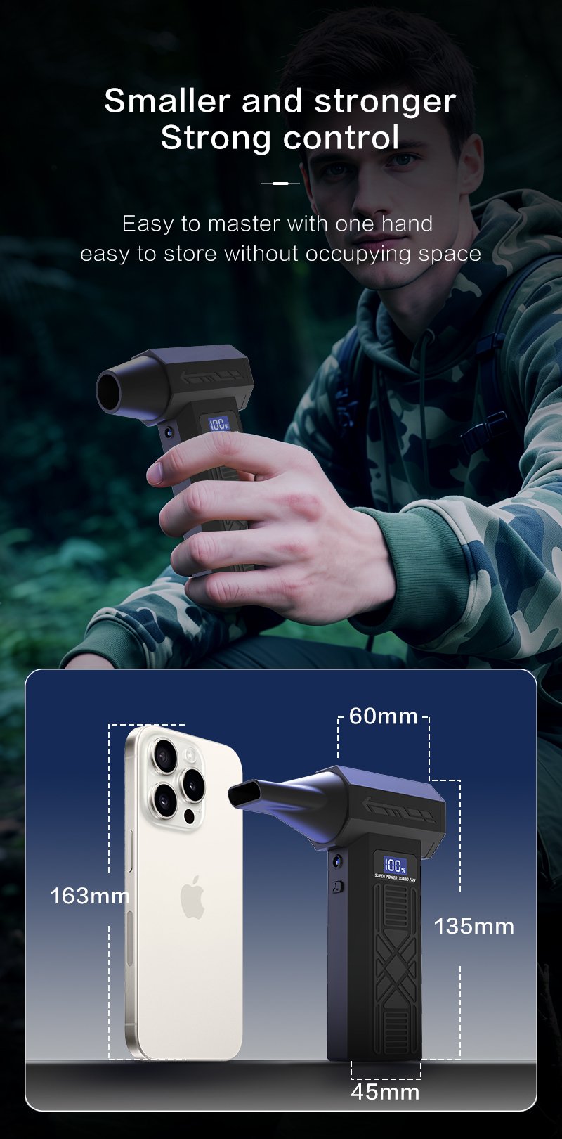 P80 Mini Turbo Jet fan pūstuvas reaktyvinis ventiliatorius su priedais - Image 2