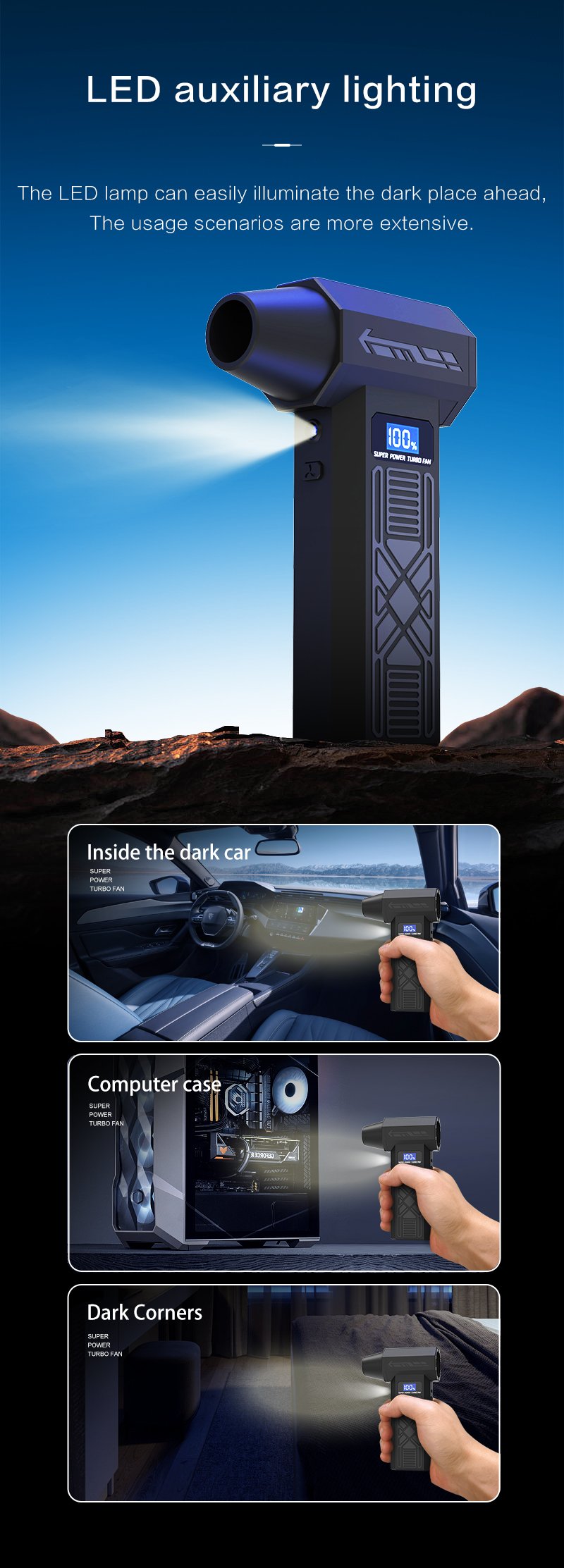 P80 Mini Turbo Jet fan pūstuvas reaktyvinis ventiliatorius su priedais - Image 18