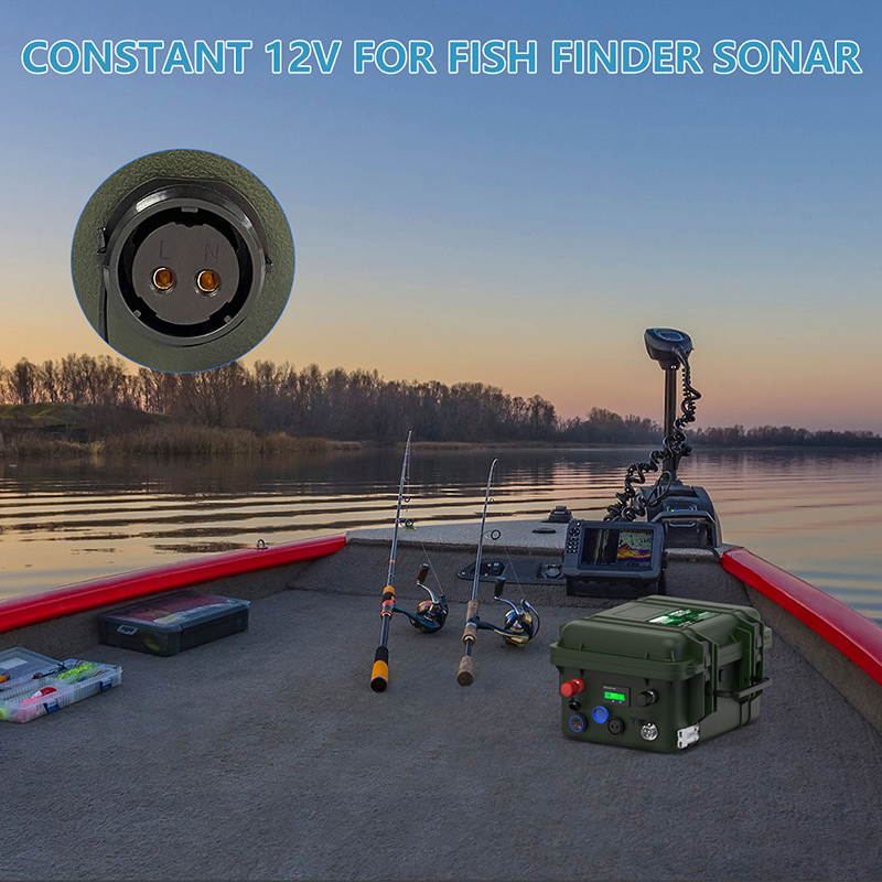 12V 100AH LiFePo4 Akumuliatorius lagamine su LCD ir BT