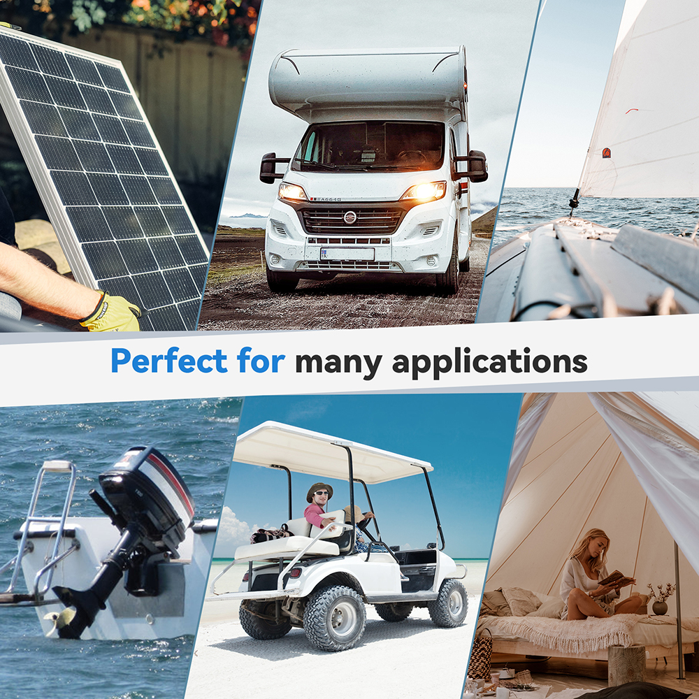 Kepworth 12V LifePo4 Akumuliatorius 100AH su Bluetooth valdymu