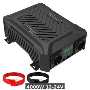 Universalus 12-24V Įtampos keitiklis į 220V Pure sine Wave 4000W
