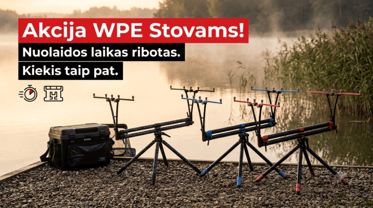 WPE stovų akcija